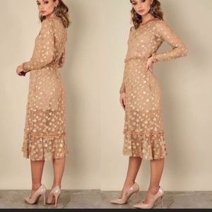 For Love & Lemons Garden Sheath Maxi